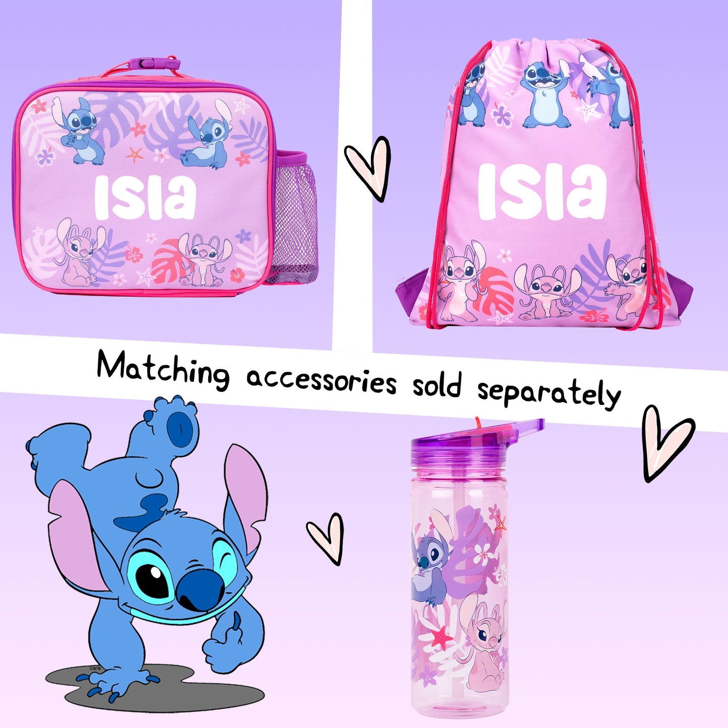 Sac repas – Stitch and Angel