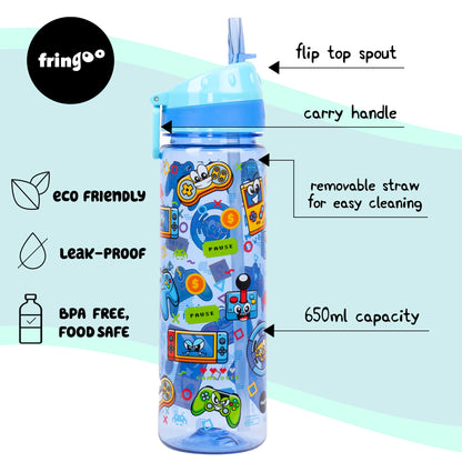 Straw Bottle – gaming Faces