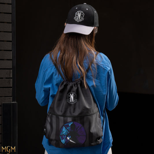 *Wednesday & Cello Drawstring Backpack