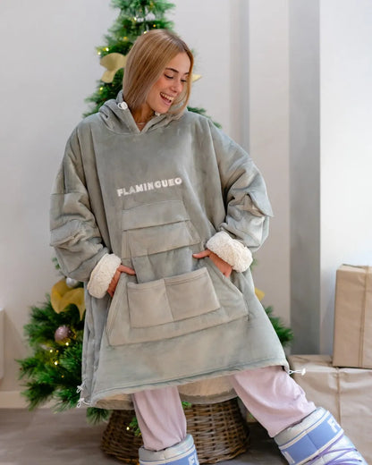 Hooded Blanket - HAGRID GREY