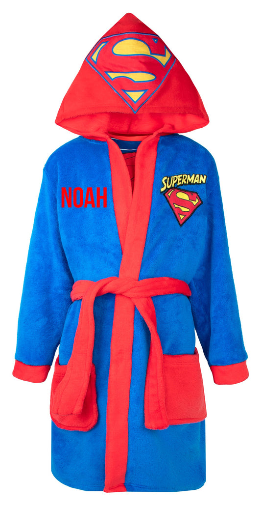 Personalized Kids Superman Robe
