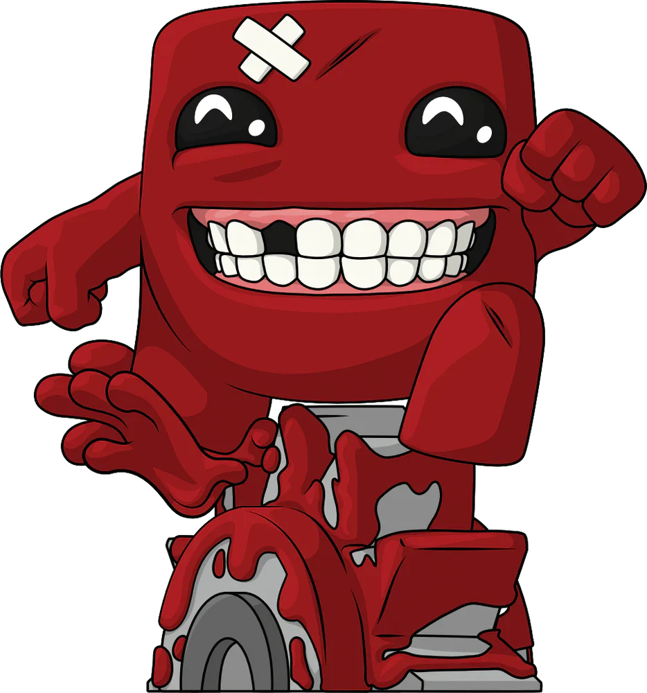 Figurine Super Meat Boy