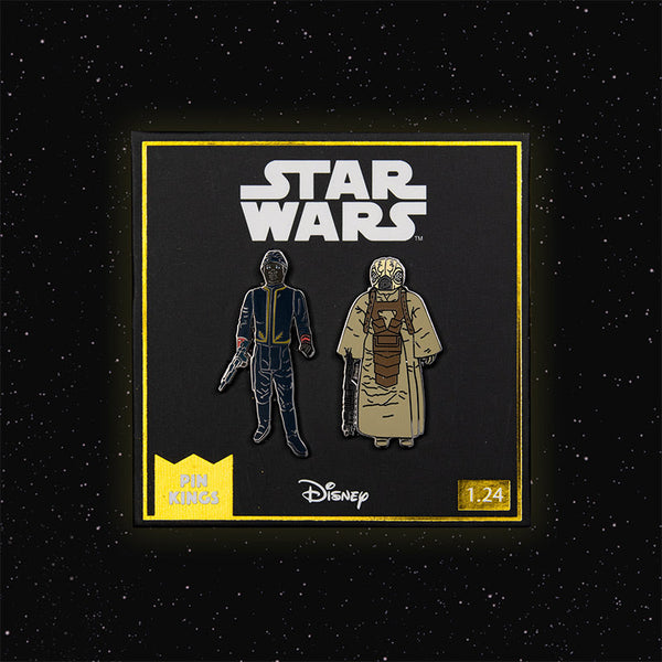 Star Wars Pin Set 1.24 - Bespin Security Guard (Variant) and Zuckuss