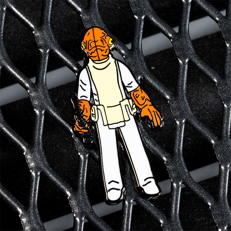 Star Wars Pin Set 1.26 – Admiral Ackbar and Luke Skywalker (Jedi Knight Outfit)