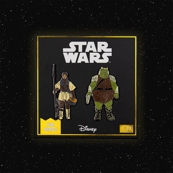 Star Wars Pin Set 1.27 – Princess Leia Organa (Boushh Disguise) and Gamorrean Guard
