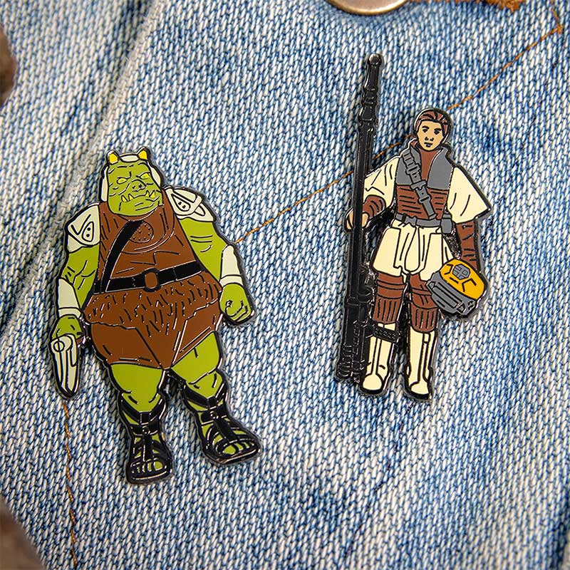 Pin's Star Wars Set 1.27 – Princess Leia Organa (Boushh Disguise) and Gamorrean Guard