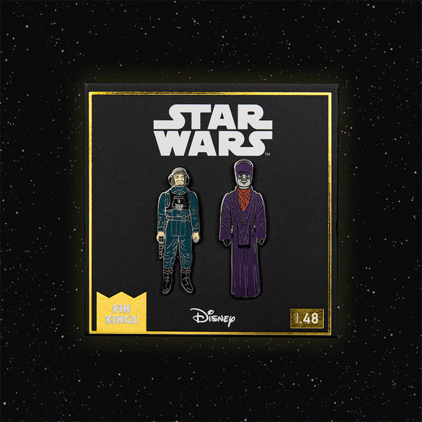 Star Wars Pin Set 1.48 – A-Wing Pilot and Imperial Dignitary
