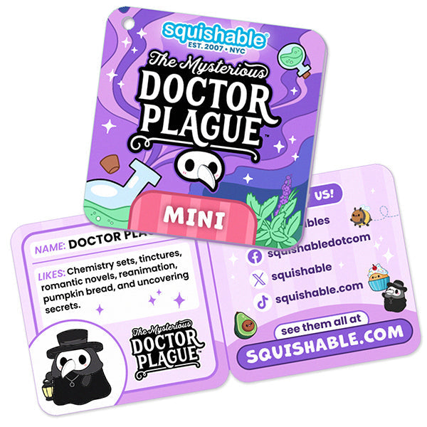 Mini Squishable Plush – Peppermint Plague Doctor
