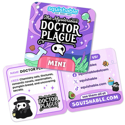 Mini Squishable Plush – Peppermint Plague Doctor