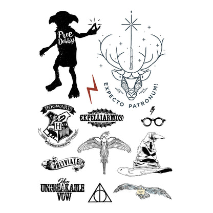 Harry Potter Temporary Tattoos (35 Tattoos)
