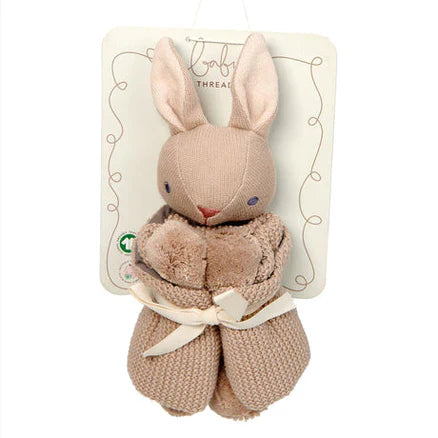 Peluche coniglio color tortora