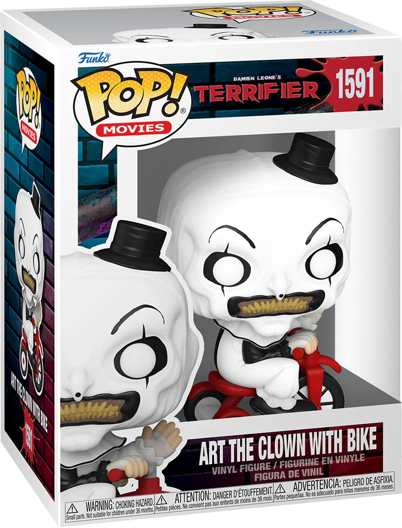 Pop! Art the Clown with tricycle 