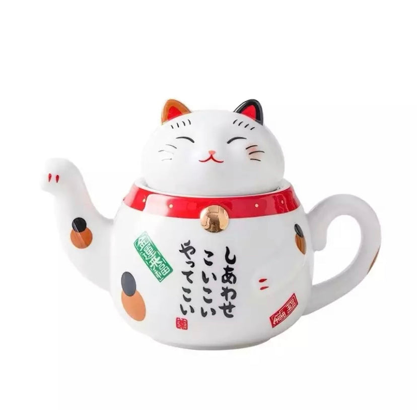 Théière Chat Chanceux