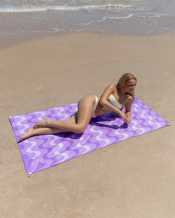 Toalla playa morada - AYLA