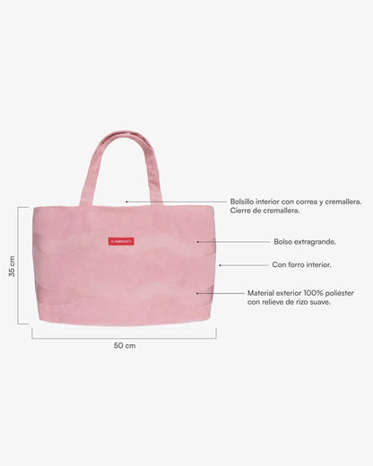 Pink tote bag - SALMA