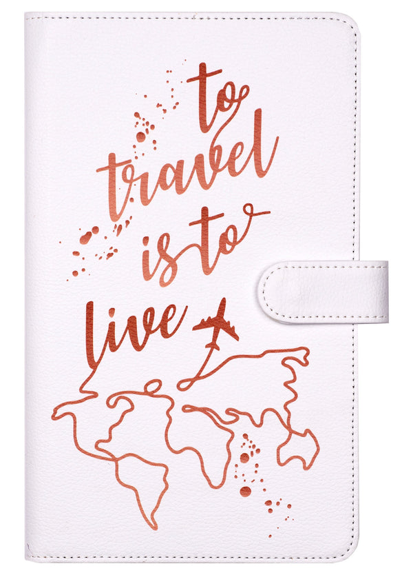 Étui pour passeport – To Travel Is To Live