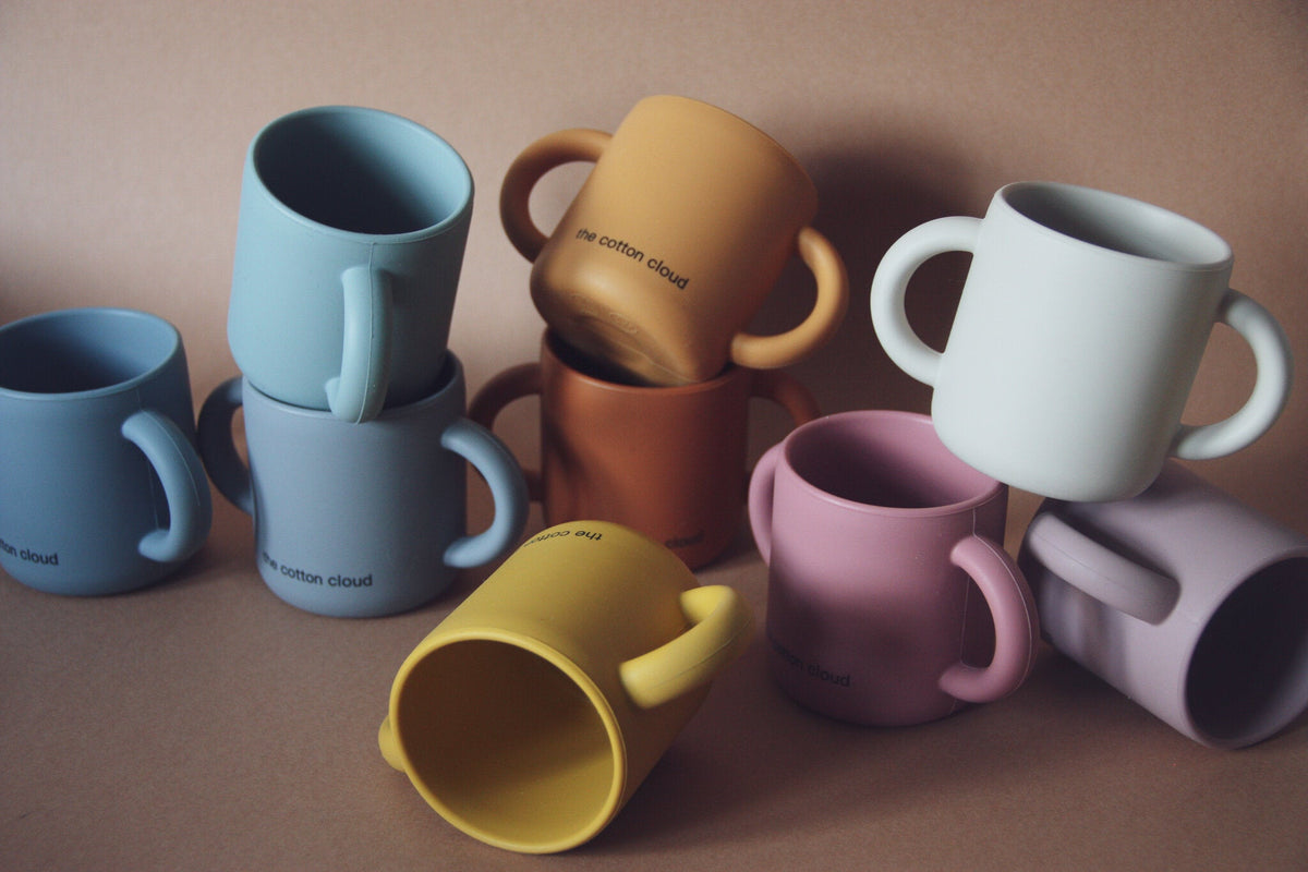 Silicone Sippy Cup Dusty Mauve