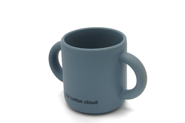 Silicone Sippy Cup Smokey Blue