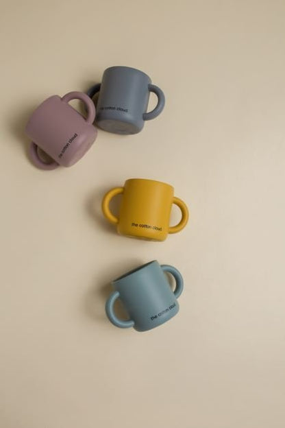 Trinklernbecher  aus Silikon Smokey Blue