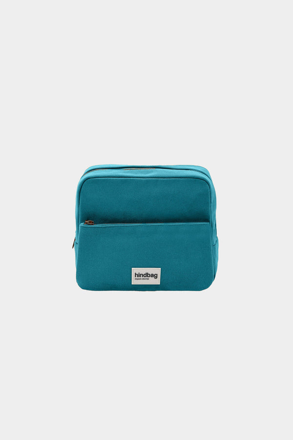Trousse de toilette XL Alix Bleu paon