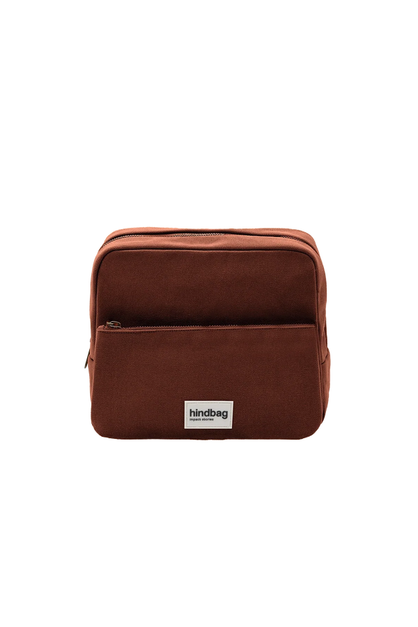 Alix XL Toiletry Bag - Chocolate
