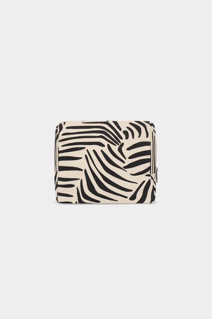 Trousse de toilette XL Alix Zèbre écru