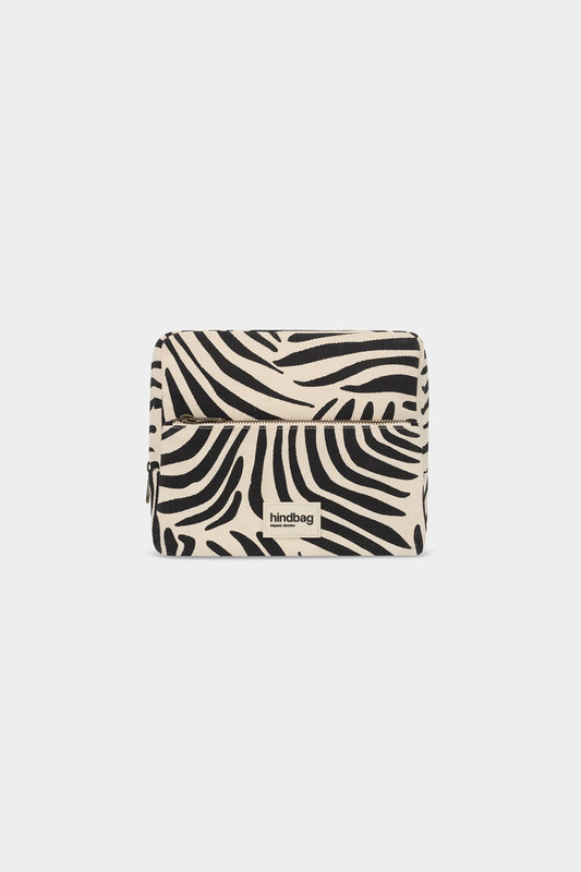 Trousse de toilette XL Alix Zèbre écru
