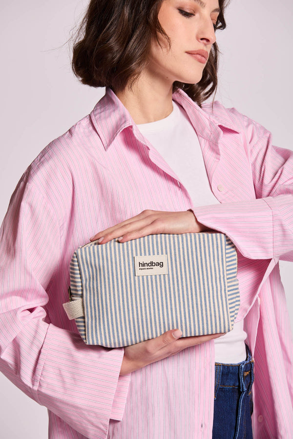 Wash bag Leon Blue Stripes
