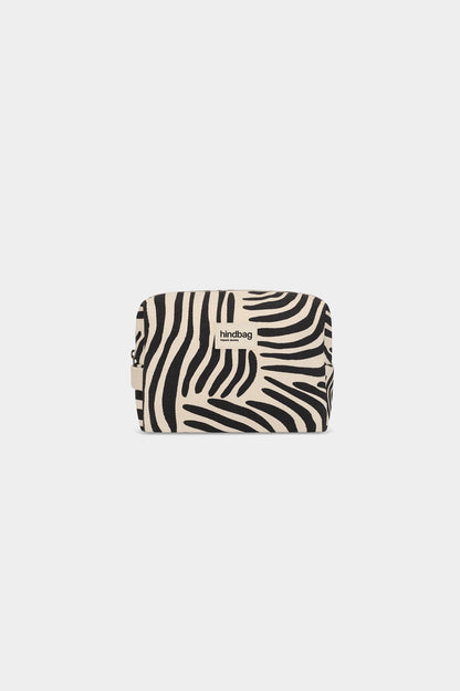 Trousse de toilette Léon Zèbre écru