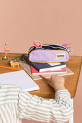 Trousse Malo Tricolore Lilas