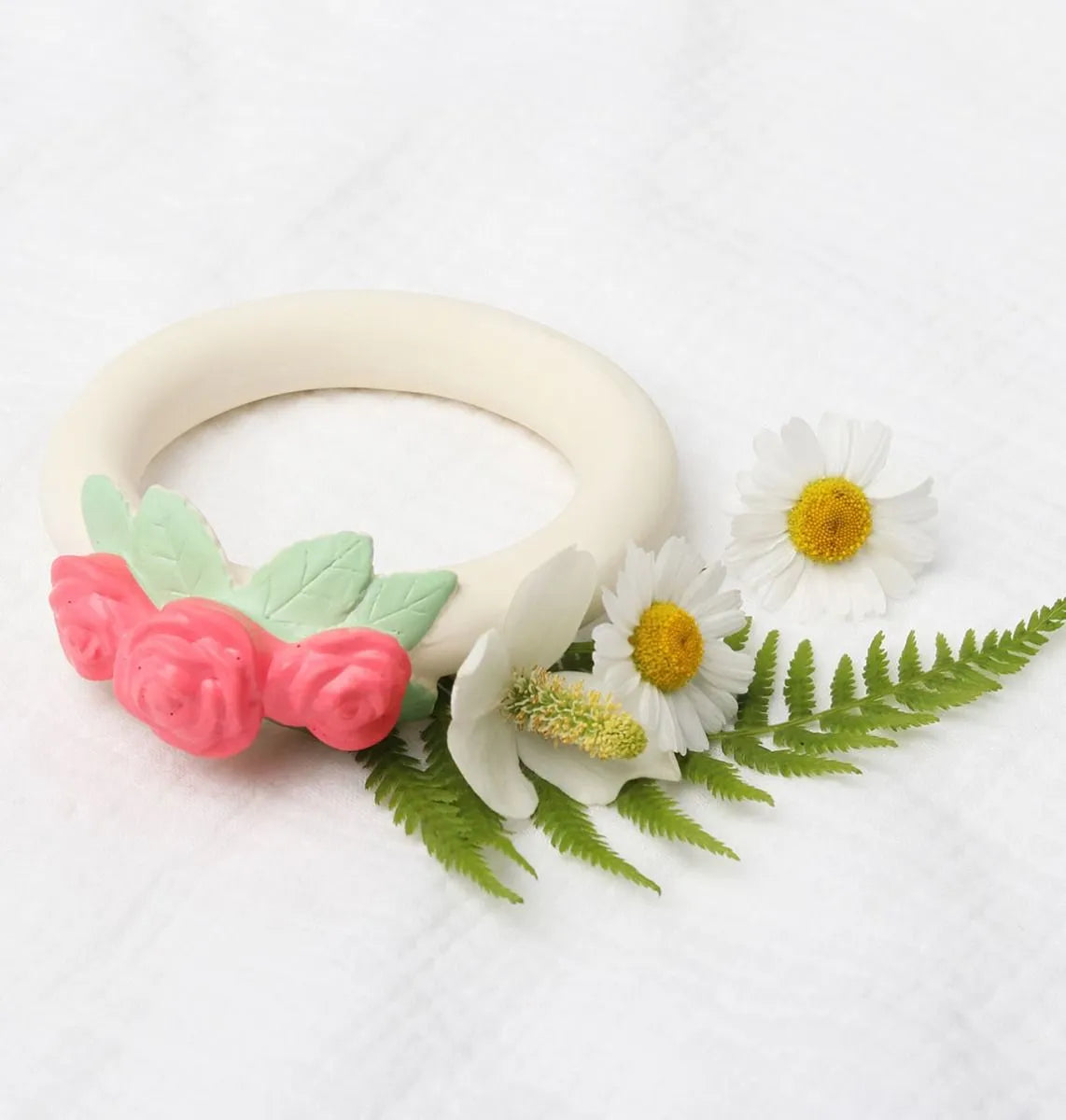 Anneau de dentition Boutons de Rose