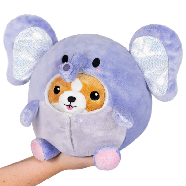 Peluche Undercover Squishable – Corgi en Éléphant