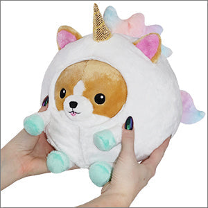 Peluche Undercover Squishable – Corgi en Licorne