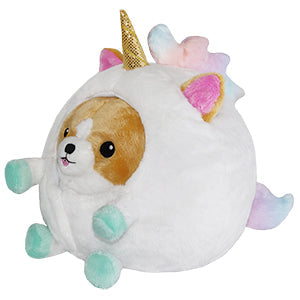 Peluche Undercover Squishable – Corgi en Licorne