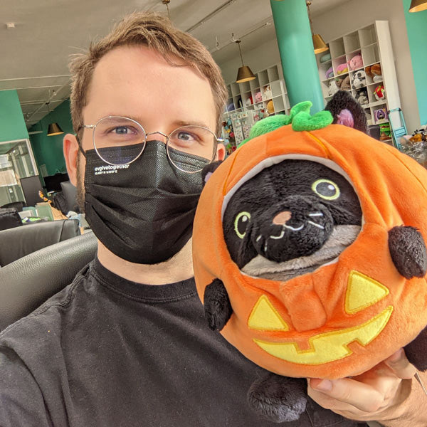 Peluche Undercover Squishable – Chat en Citrouille