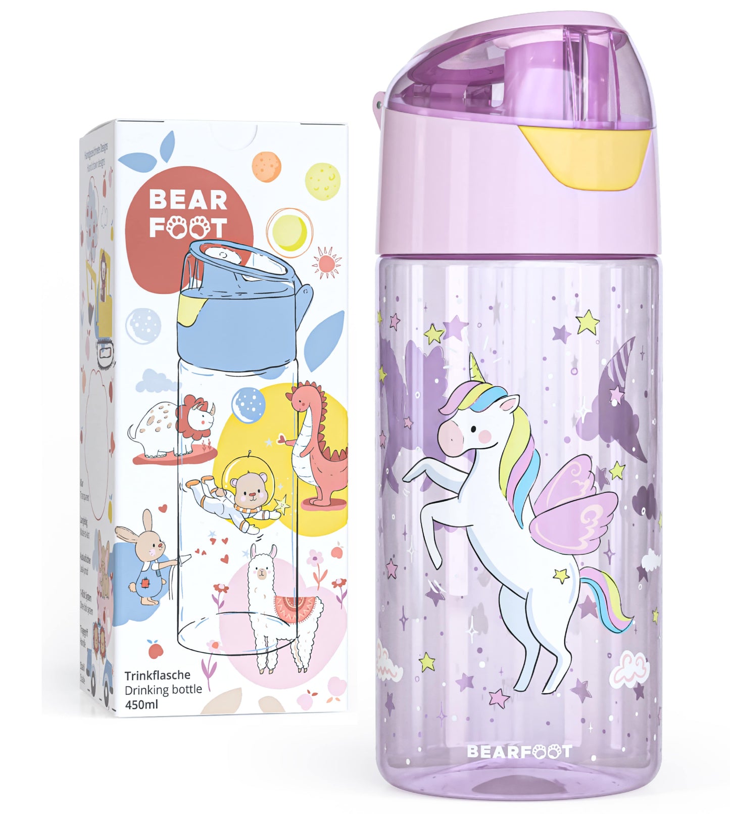 Unicorn Bundle - Bento Box M & Drinking Bottle 450ml