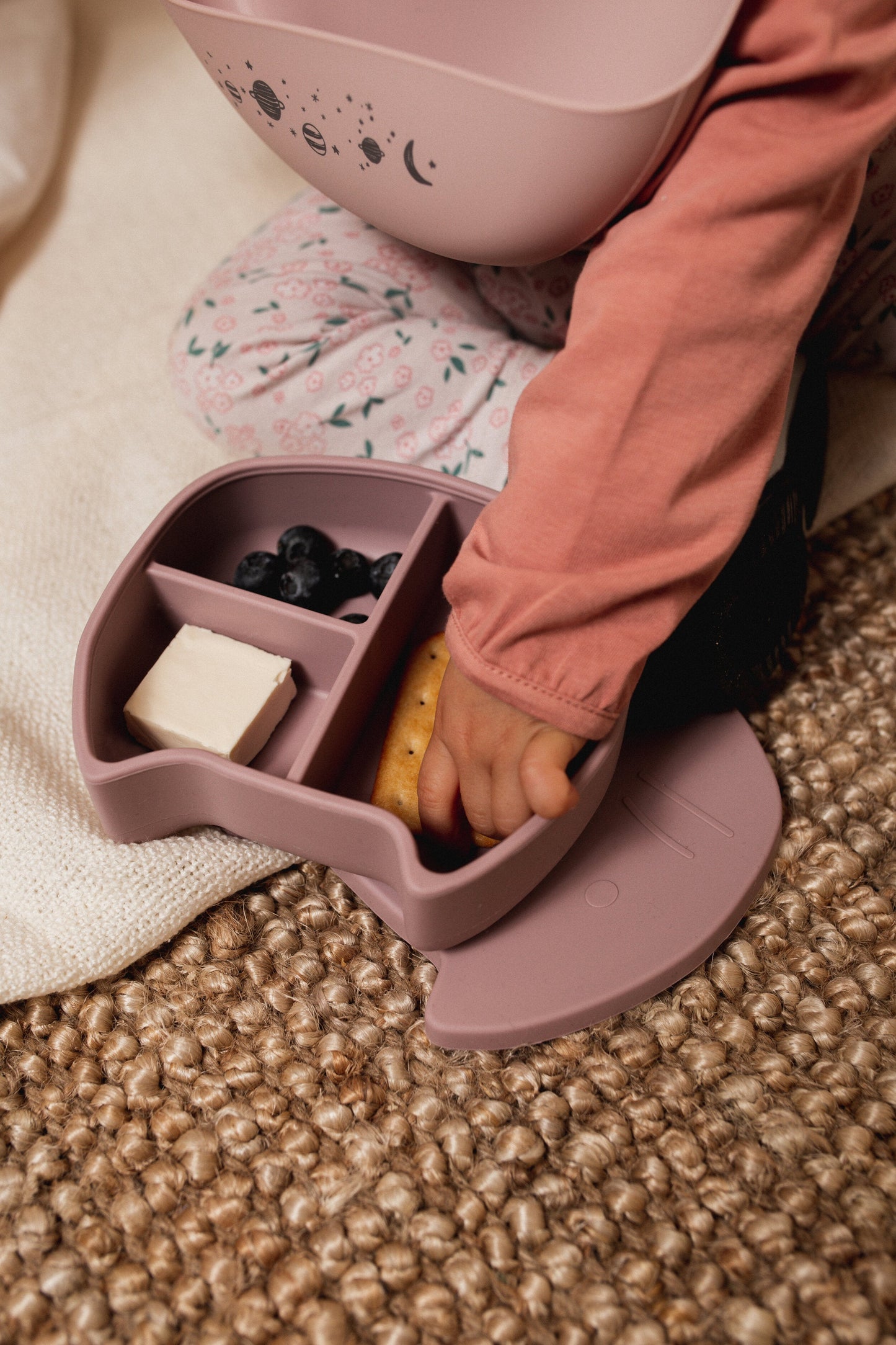 Silicone Lunchbox Pippa Dusty Mauve