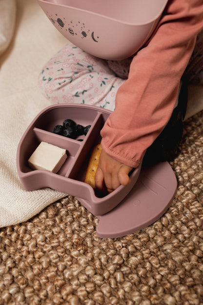 Silicone Lunchbox Pippa Dusty Mauve