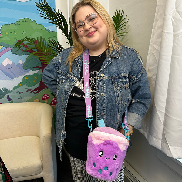 Sac Bandoulière Squishable – Bubble Tea