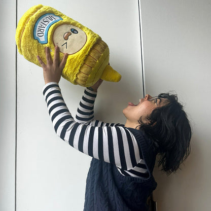 Peluche Comfort Food – Moutarde