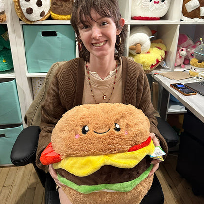 Peluche Comfort Food Squishable – Cheeseburger