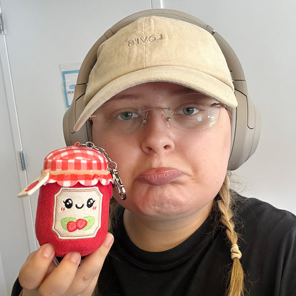Peluche Micro Squishable – Confiture de Fraises