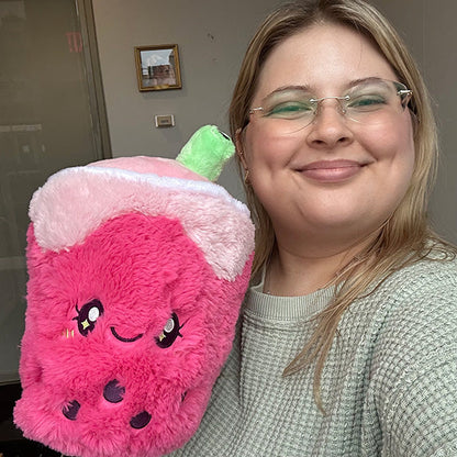 Peluche Comfort Food – Fraise Bubble Tea