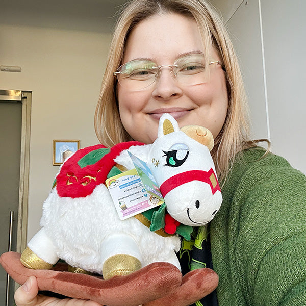 Peluche Mini Squishable – Festif Cheval à Bascule