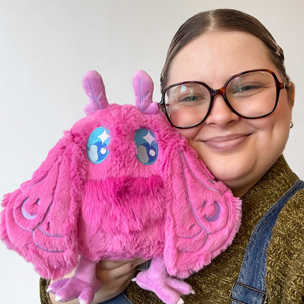 Peluche Mini Squishable – Rose Bébé Mothman