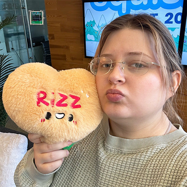 Peluche Snacker – Cœurs Bonbon Rizz