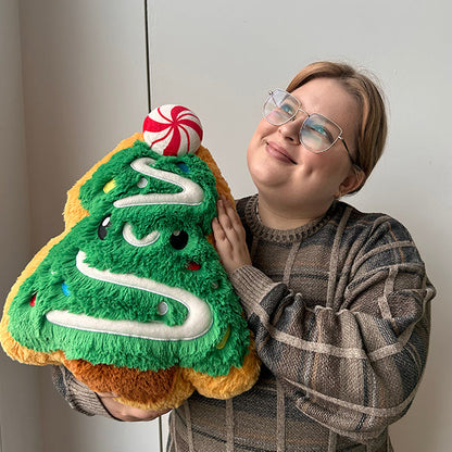 Peluche Comfort Food – Biscuit Sapin de Noël