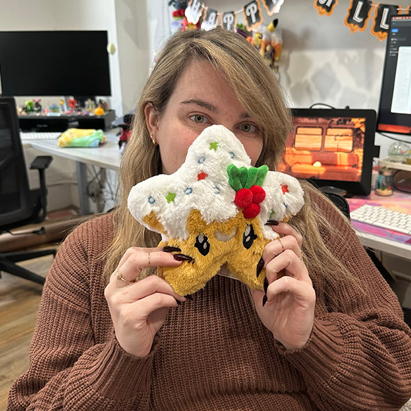 Peluche Snacker Squishable – Biscuit Étoile de Noël