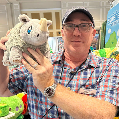 Peluche Mini Squishable – Rhinocéros