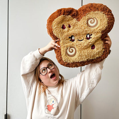 Peluche Comfort Food – Toast Cannelle-Raisins
